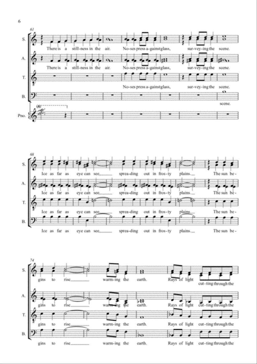 Keeper Of The Cold 4-Part scores gallery preview page 6