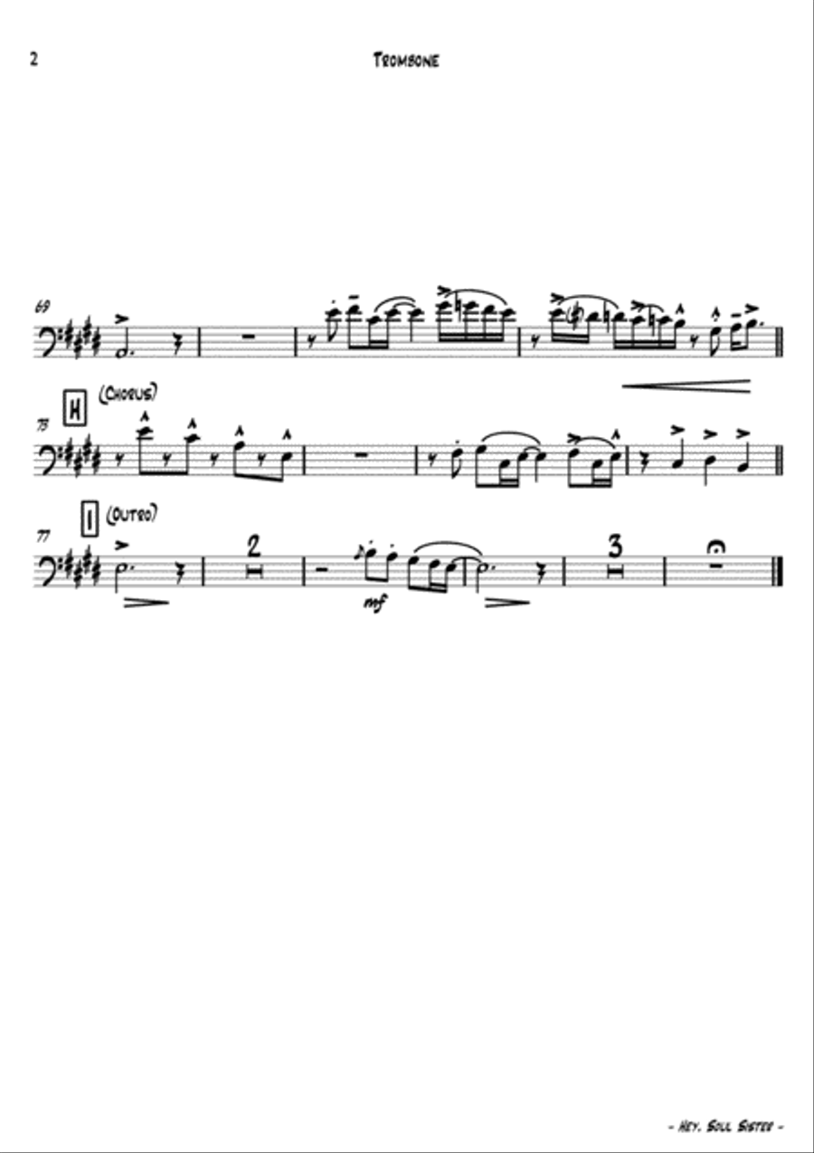 Hey, Soul Sister Jazz Ensemble scores gallery preview page 3
