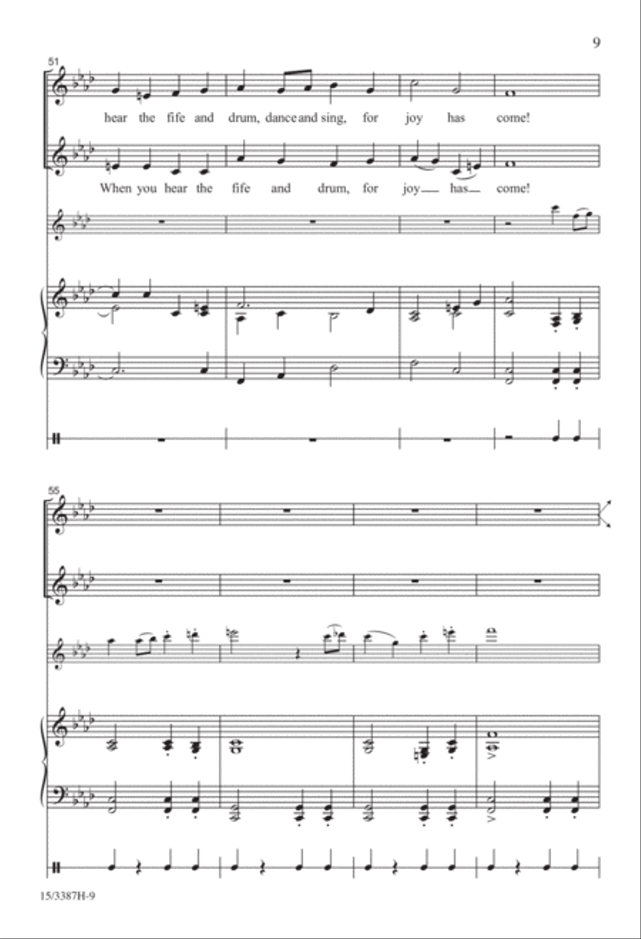 Burgundian Carol SSA scores gallery preview page 8