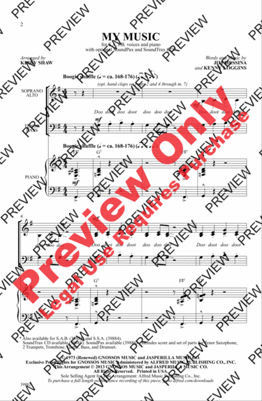My Music - SoundTrax CD (CD only) Choir scores gallery preview page 2