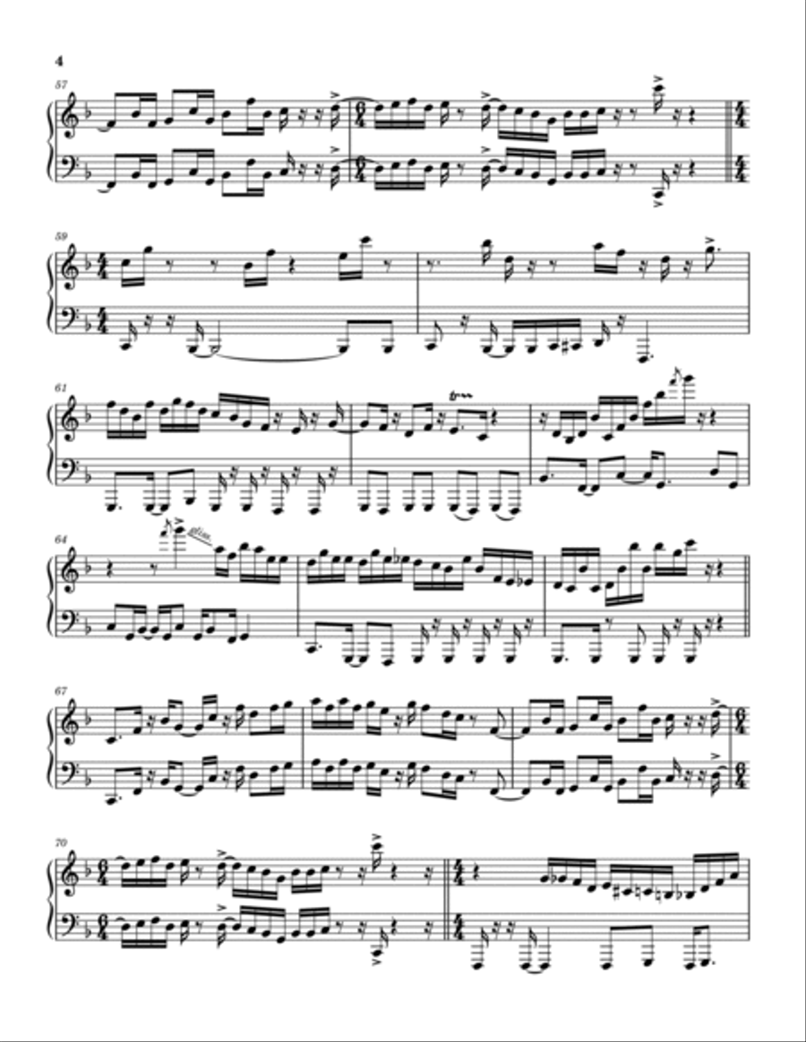 Nite Sprite Piano Solo scores gallery preview page 5