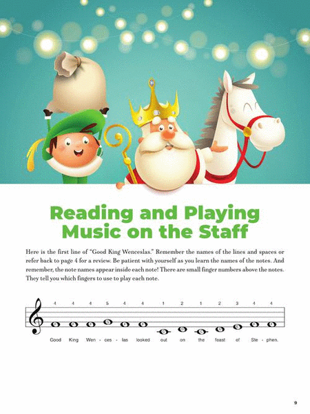 Christmas Carols Music Activity Book