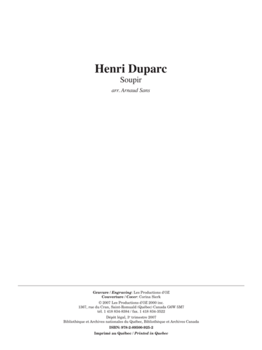 Soupir Guitar Ensemble scores gallery preview page 1
