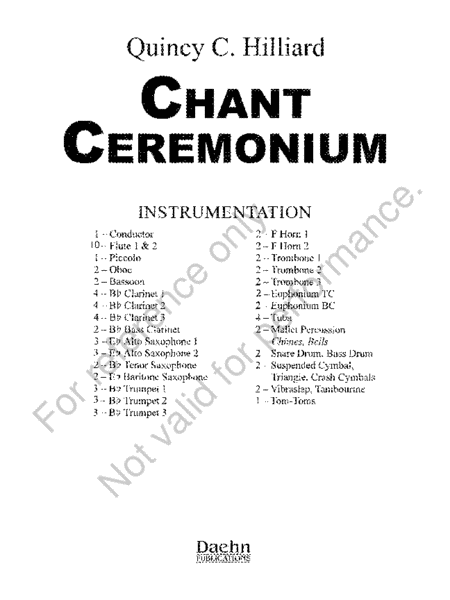 Chant Ceremonium image number null