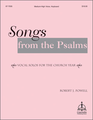 Book cover for Songs from the Psalms