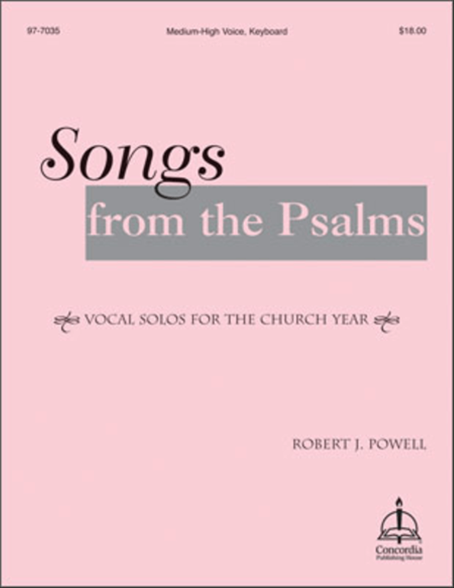 Songs from the Psalms Songs from the Psalms Voice scores gallery preview page 1