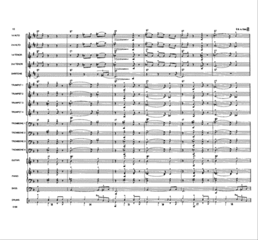 Away In A Manger Away In A Manger Jazz Ensemble scores gallery preview page 9