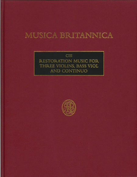 Restoration Music for Three Violins (CIII)