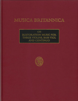 Restoration Music for Three Violins (CIII)