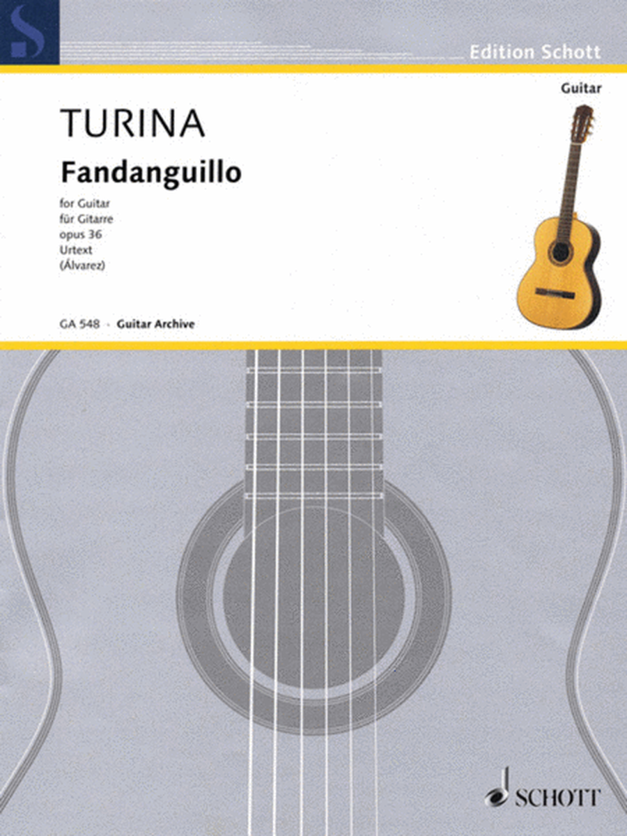 Turina - Fandanguillo Op 36 For Guitar