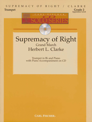 Book cover for Supremacy of Right