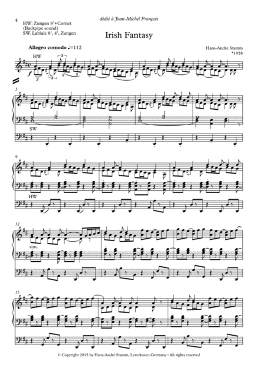 Organ Works Vol. 4 Organ Works Vol. 4 Organ Solo scores gallery preview page 2