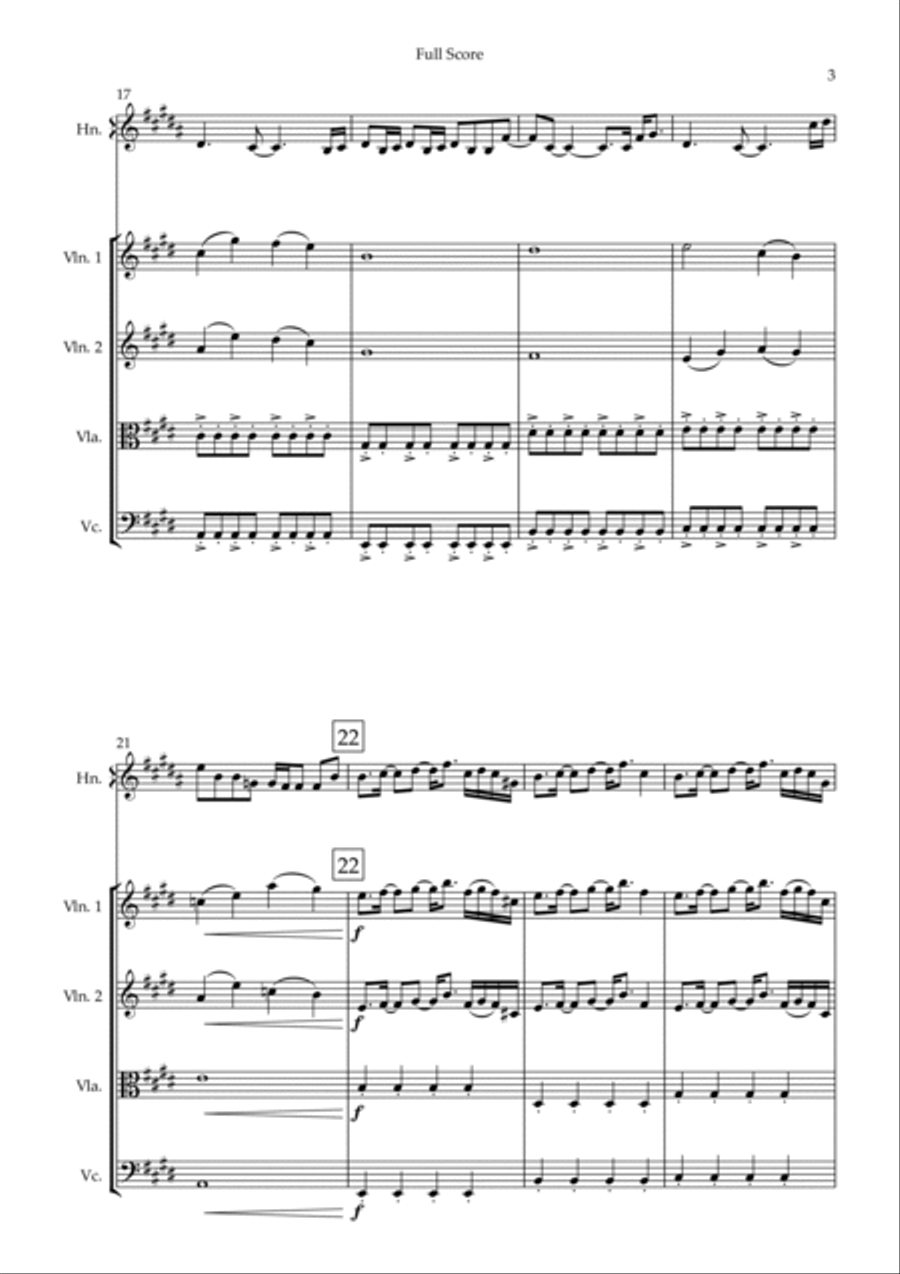 How Far I'll Go Small Ensemble scores gallery preview page 3