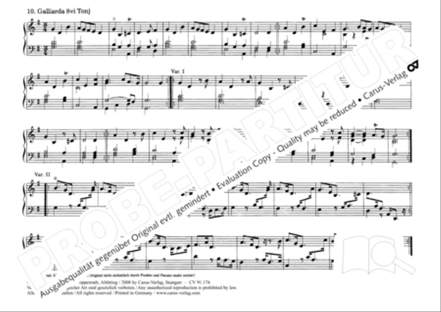 Estendorffer: Orgelwerke II (Organ Works II) Organ Solo scores gallery preview page 7