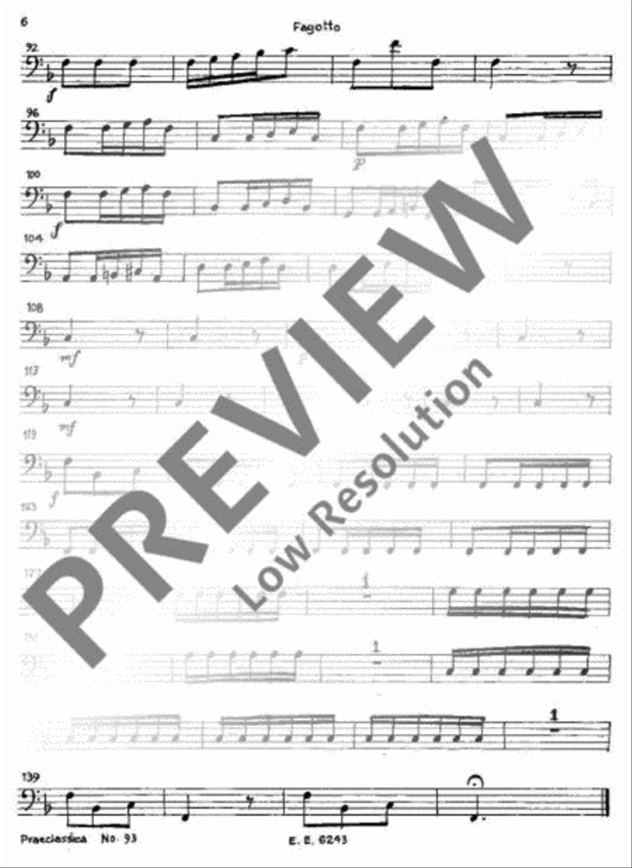 Concerto F major Flute scores gallery preview page 6