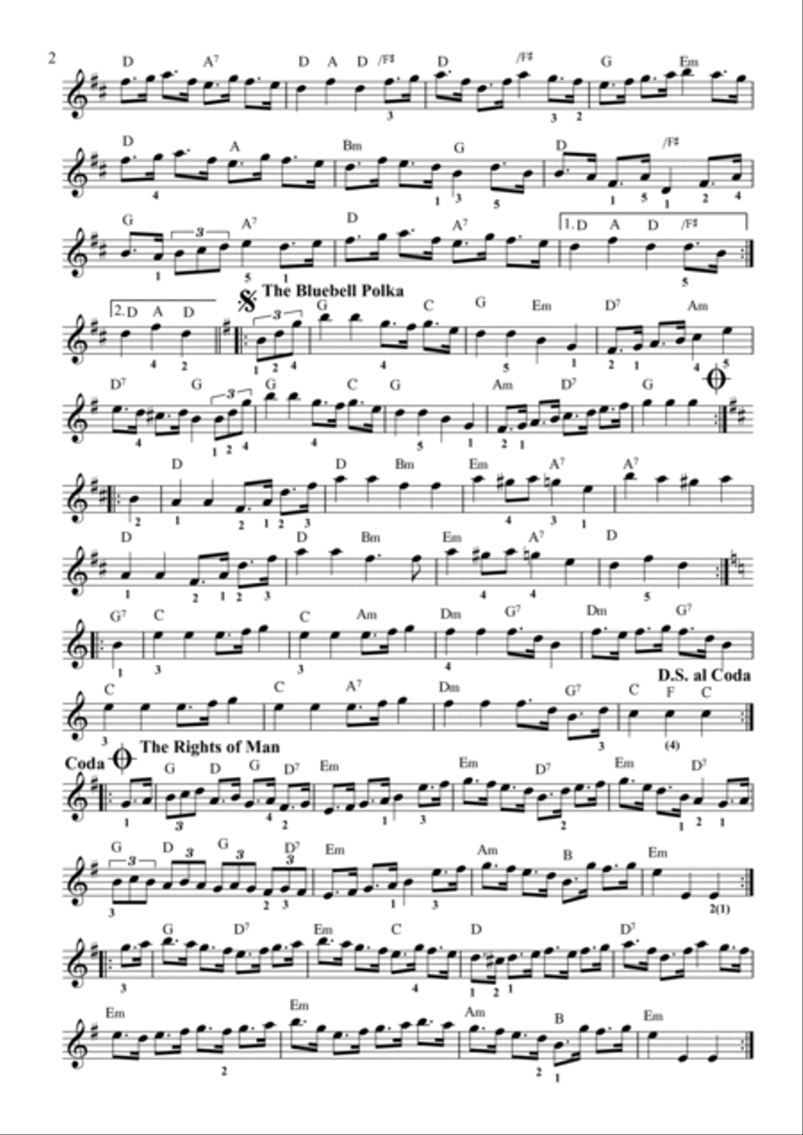 86 Ceilidh Songs Arranged In Dance Sets Violin Solo scores gallery preview page 2