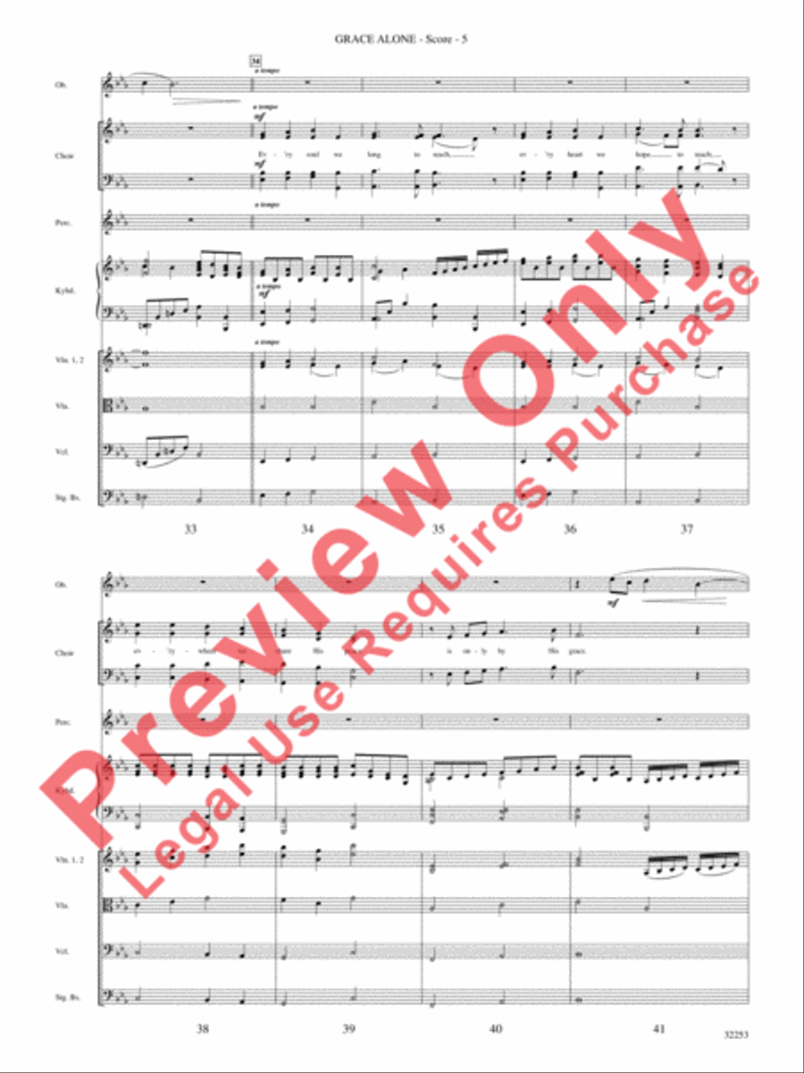 Grace Alone Grace Alone Choir scores gallery preview page 6
