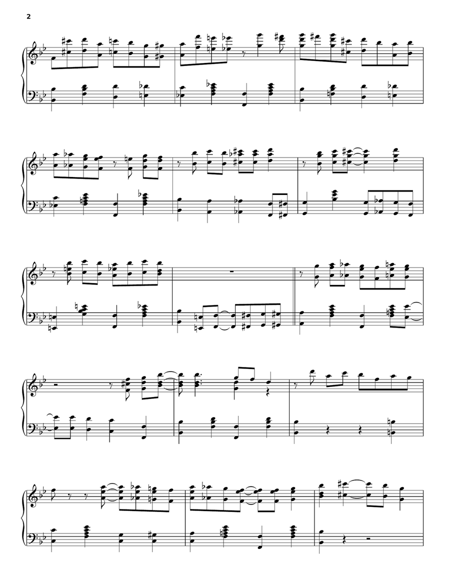Wolverine Blues Wolverine Blues Piano, Vocal, Guitar scores gallery preview page 2
