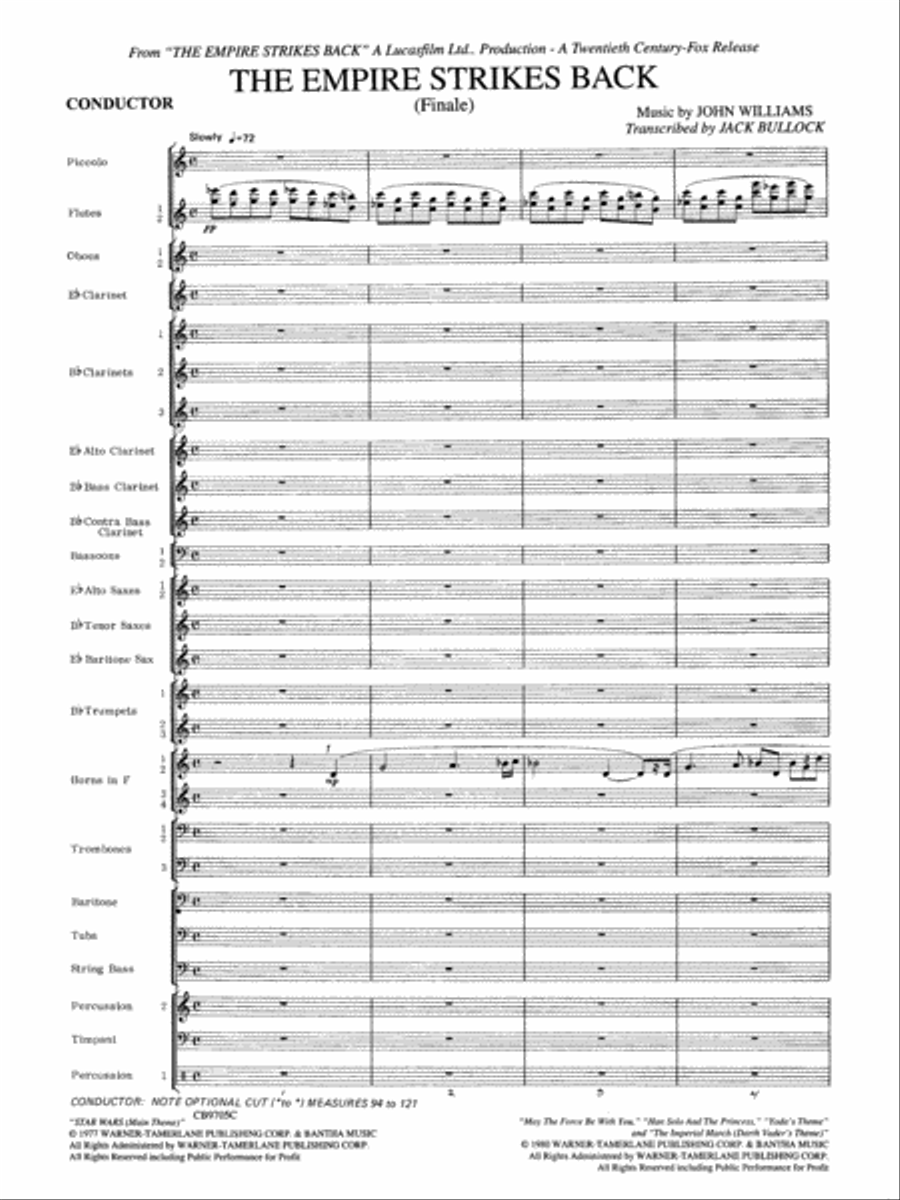The Empire Strikes Back (Finale): Score Concert Band scores gallery preview page 3
