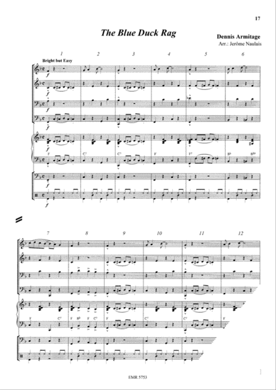 Ragtime Brass Ensemble scores gallery preview page 5