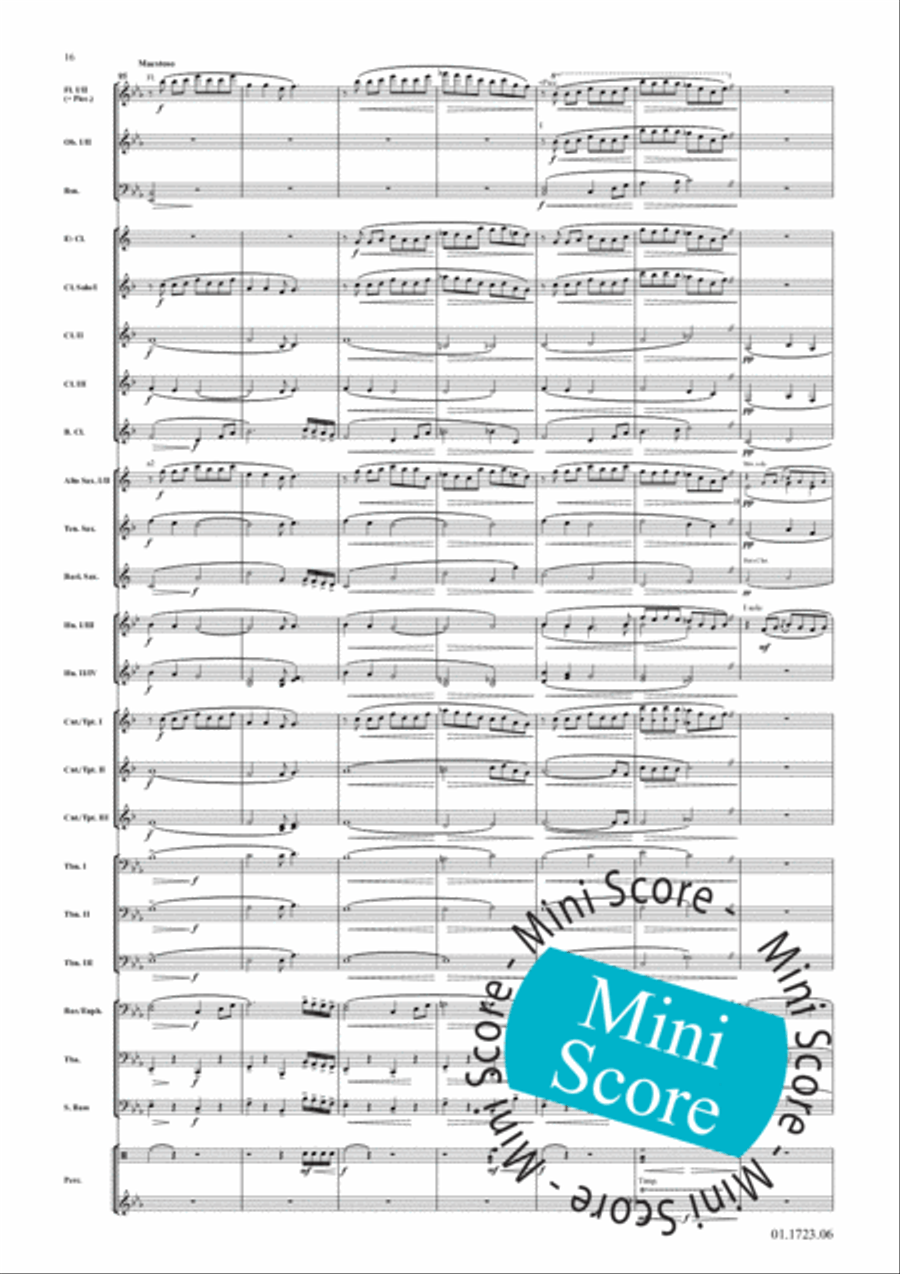 Cake-Walk Phantasy Concert Band scores gallery preview page 20