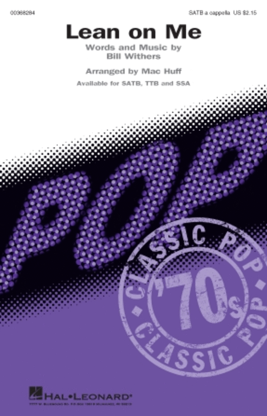 Lean on Me 4-Part scores gallery preview page 1