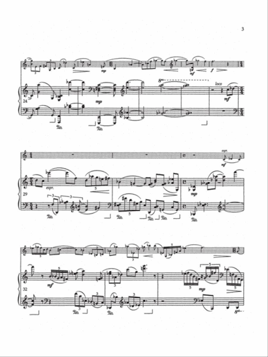 Sonata for Viola and Piano Piano Accompaniment scores gallery preview page 5