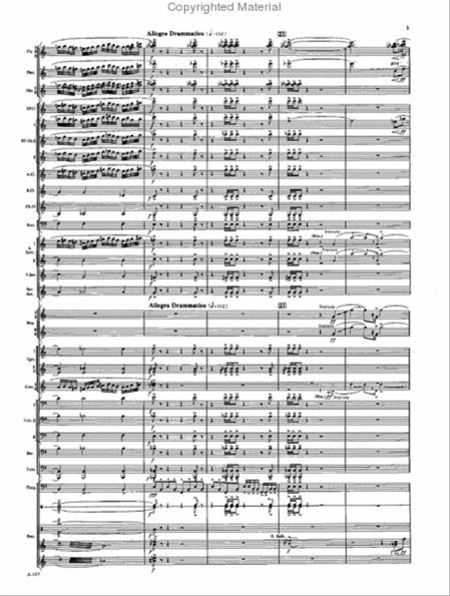 Day of the Shofar Concert Band scores gallery preview page 5