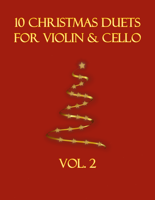 Book cover for 10 Christmas Duets for Violin and Cello (Vol. 2)