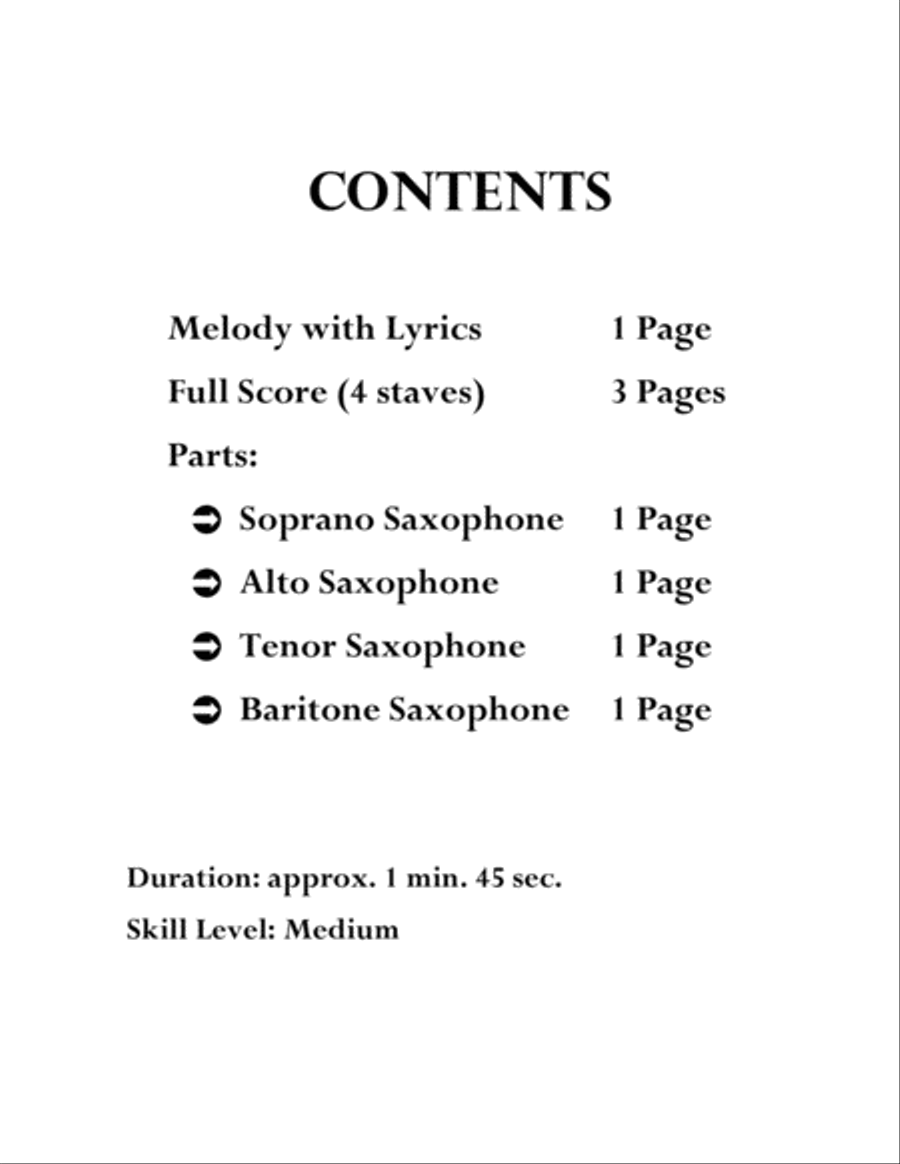Coventry Carol Woodwind Quartet scores gallery preview page 2