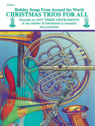 Book cover for Christmas Trios For All (Viola)
