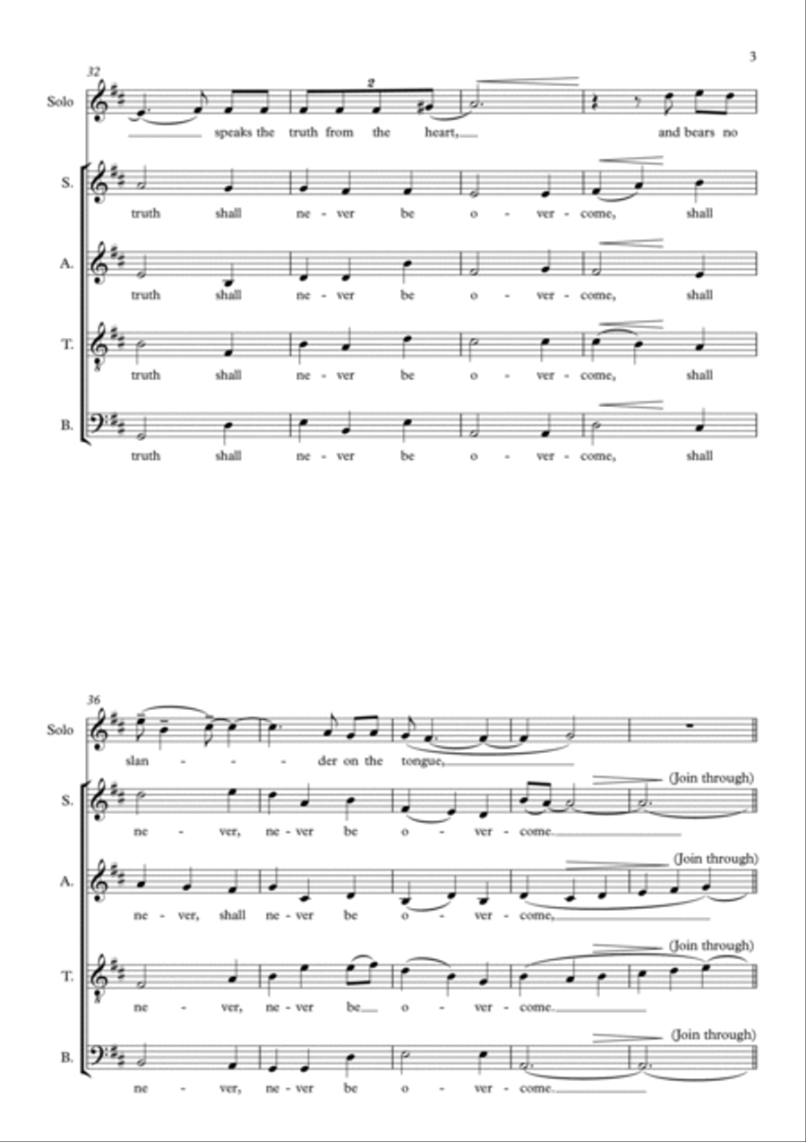 Psalm 15 Psalm 15 4-Part scores gallery preview page 3
