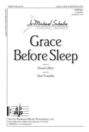 Book cover for Grace Before Sleep - SATB divisi Octavo