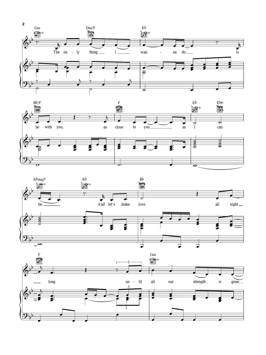 Let's Make Love Acoustic Guitar scores gallery preview page 2