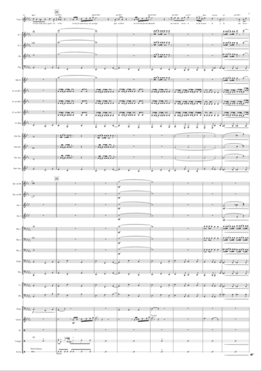 Encadenados Concert Band scores gallery preview page 3