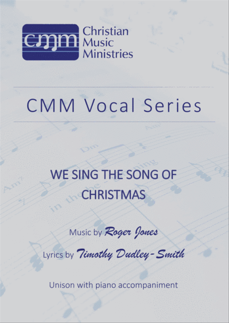 We sing the song of Christmas Unison Choir scores gallery preview page 1