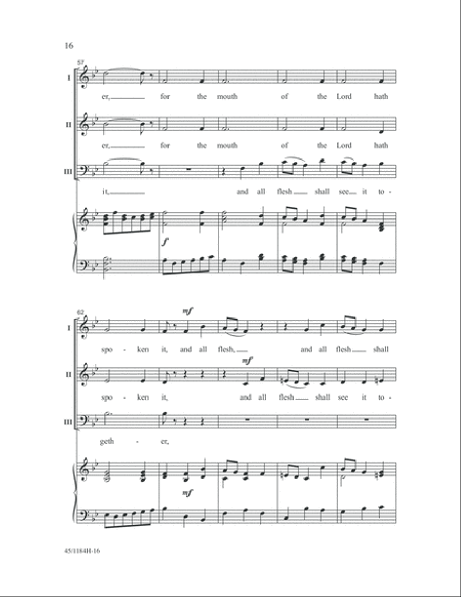 Messiah Messiah 3-Part scores gallery preview page 16