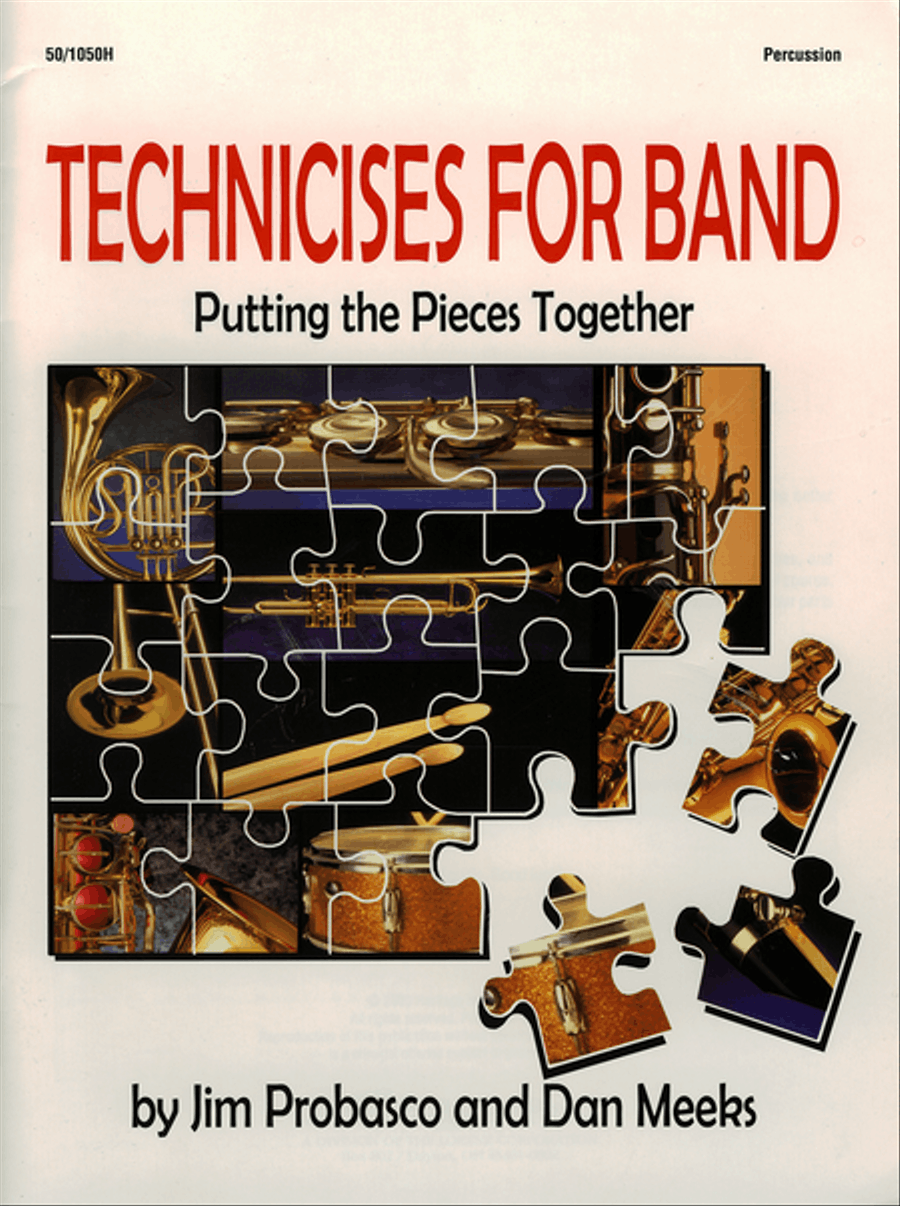Technicises For Band Percussion Percussion scores gallery preview page 1