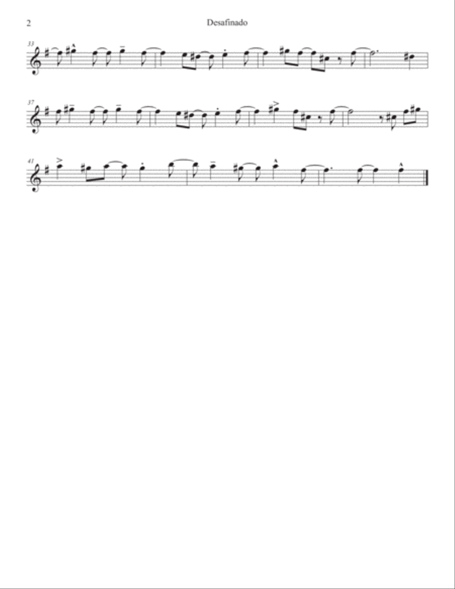 Desafinado Large Ensemble scores gallery preview page 5