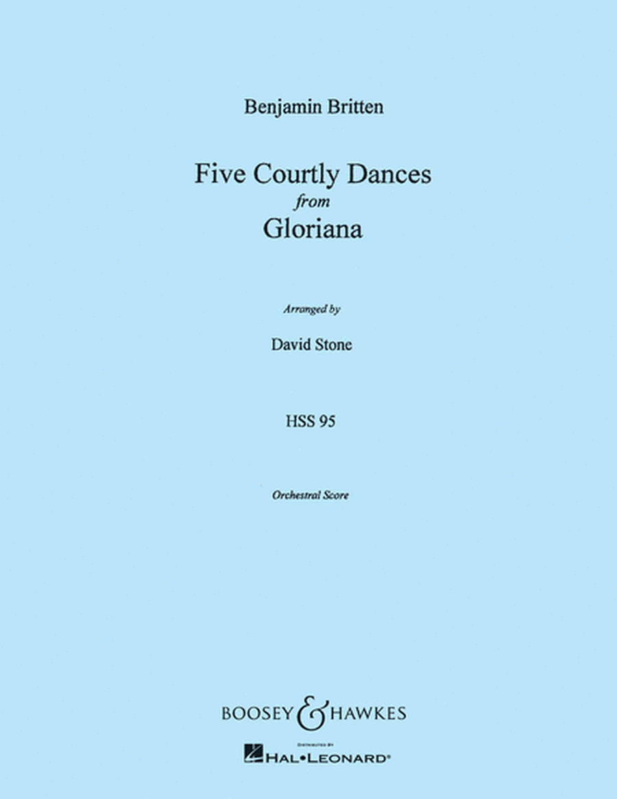 Five Courtly Dances (from Gloriana, Op. 53)