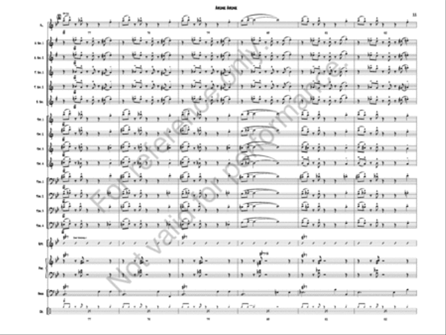 Ahunk Ahunk Jazz Ensemble scores gallery preview page 14