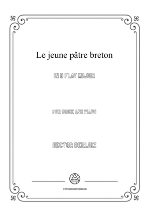 Berlioz-Le jeune pâtre breton in D flat Major,for voice and piano