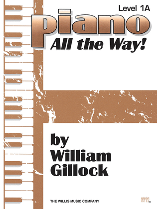 Book cover for Piano - All the Way! - Level 1A