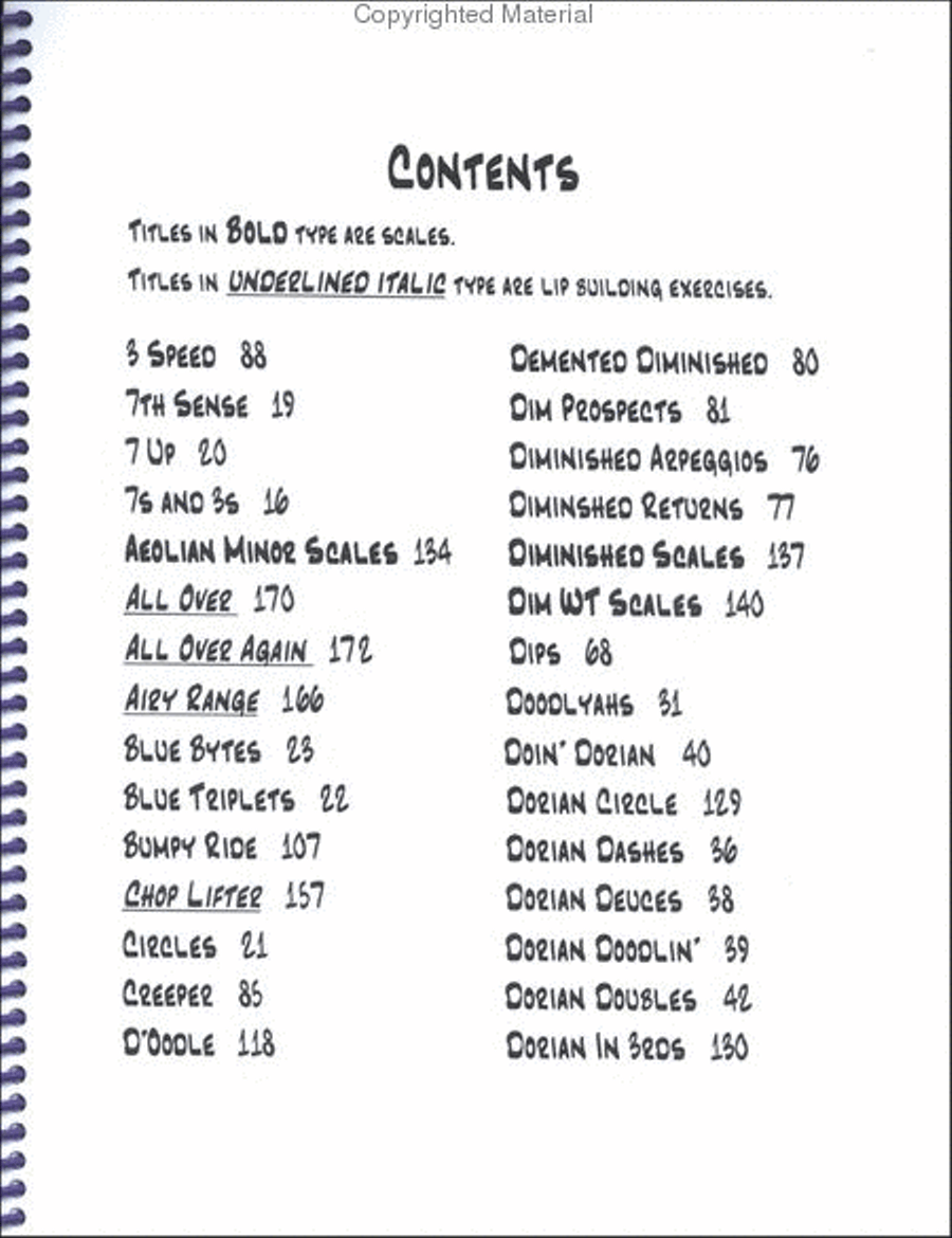 Doodles:Exercises For Mastering Jazz Trombone Trombone scores gallery preview page 2