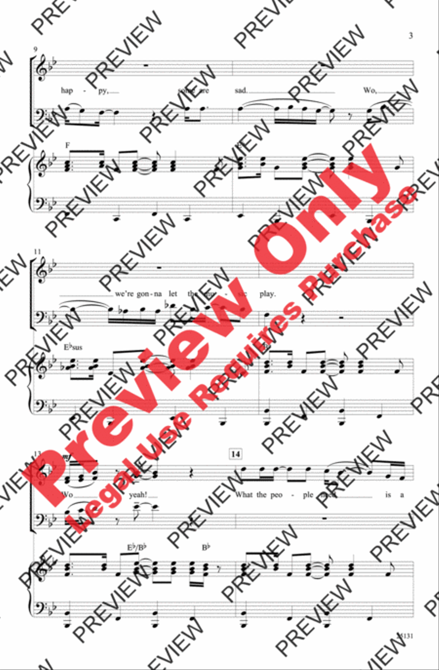 Listen to the Music Listen to the Music 4-Part scores gallery preview page 3
