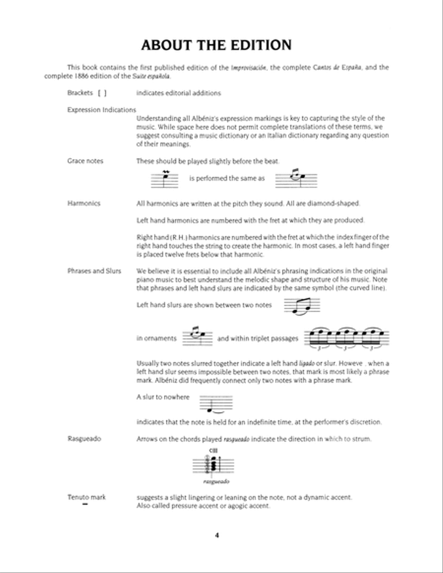 Cantos de Espana - Songs of Spain Lute scores gallery preview page 5