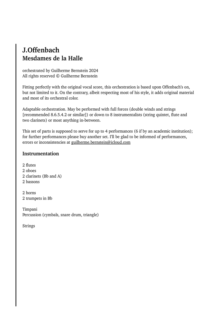 Mesdames de la Halle Chamber Music scores gallery preview page 2