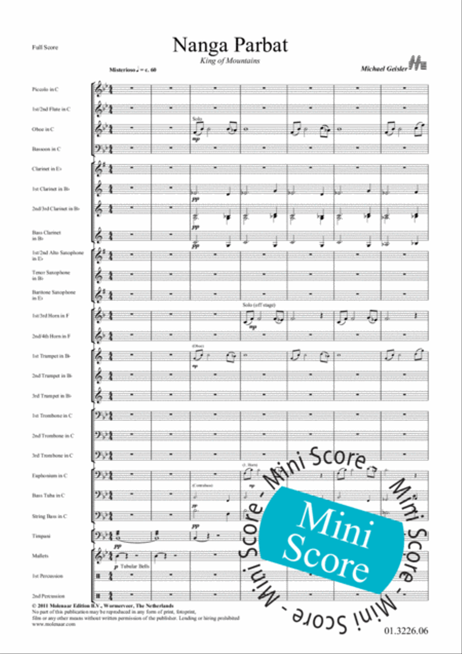 Nanga Parbat Concert Band scores gallery preview page 9