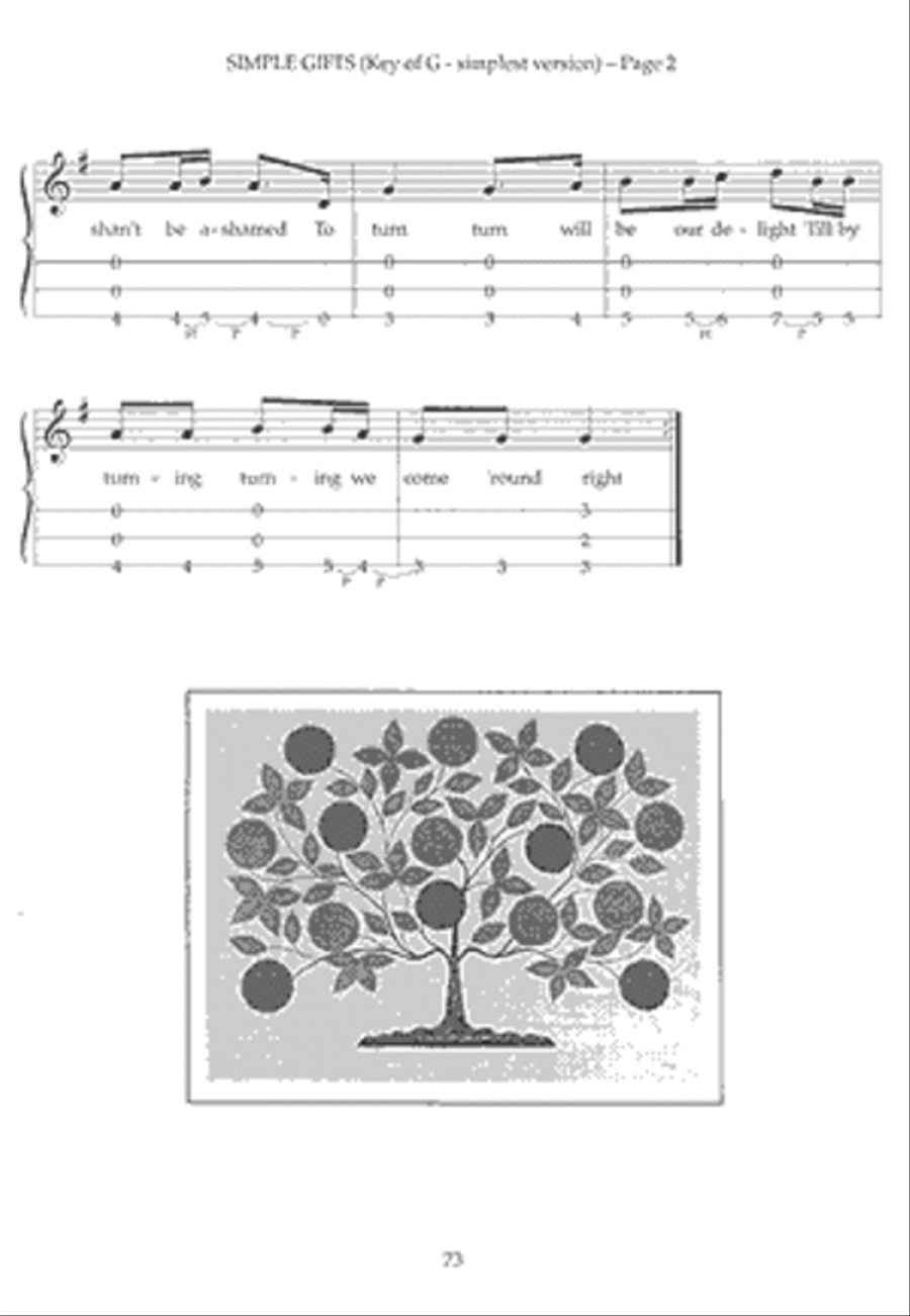The Music of the Shakers for Mountain Dulcimer Mountain Dulcimer scores gallery preview page 5