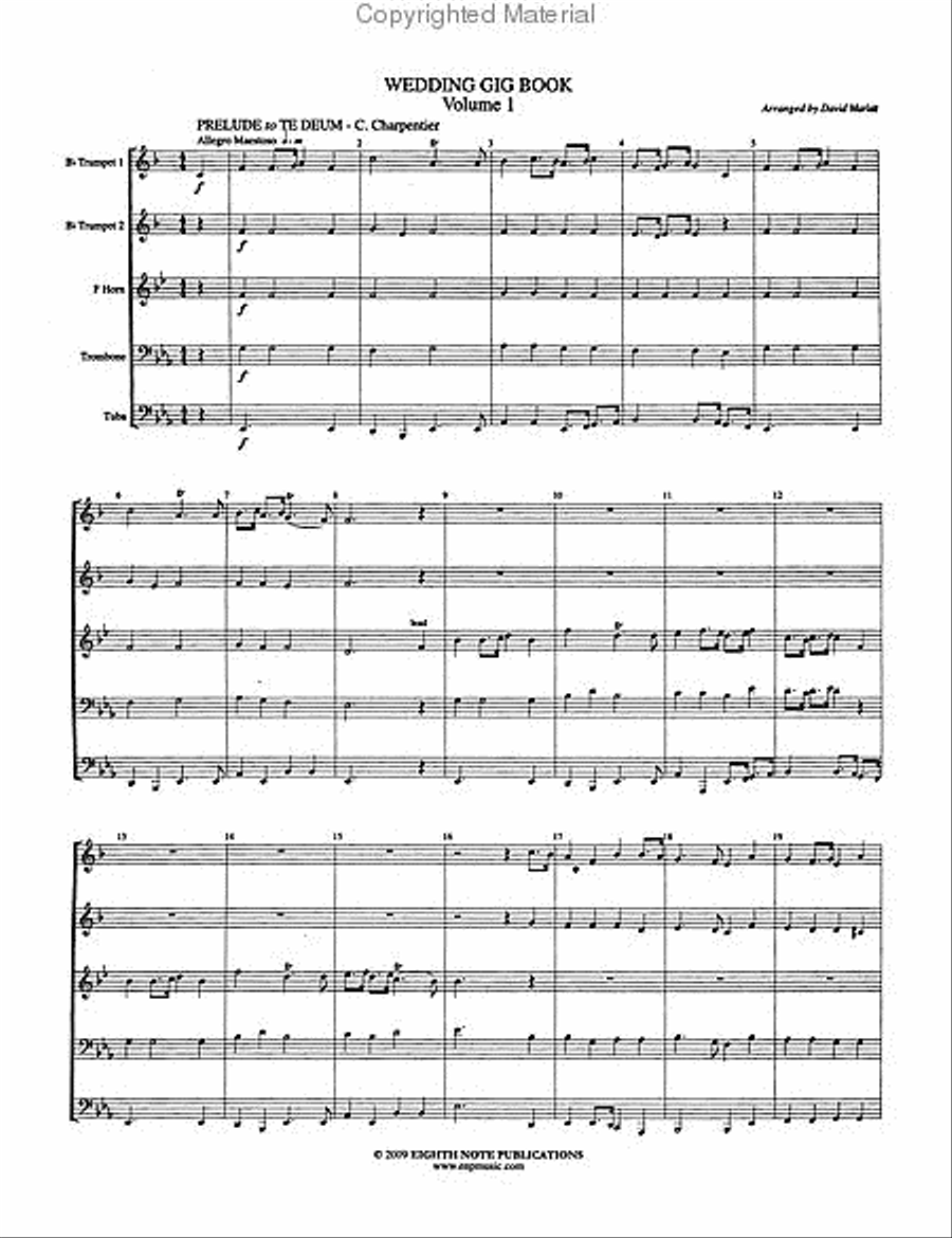 The Wedding Gig Book, Volume 1 Small Ensemble scores gallery preview page 2